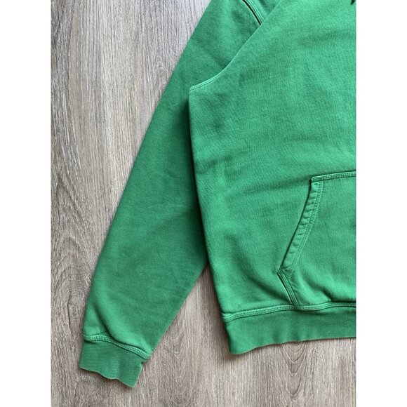 Vintage Y2K Nike Mini Swoosh Green Hoodie Sweater Sports Gym Basketball XL - Picture 4 of 12